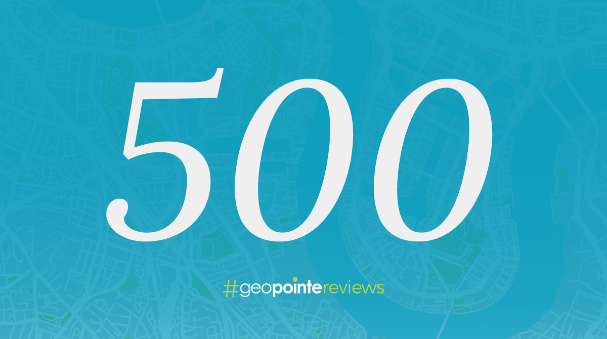 Geopointe Reaches 500 Reviews in the Salesforce App Exchange!
