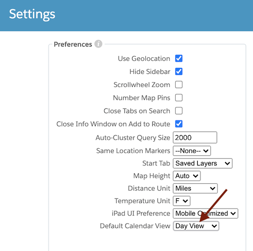 August 2020 Geopointe Release - product screenshot default calendar view