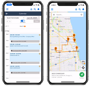 Travel planning route optimizer on mobile phone