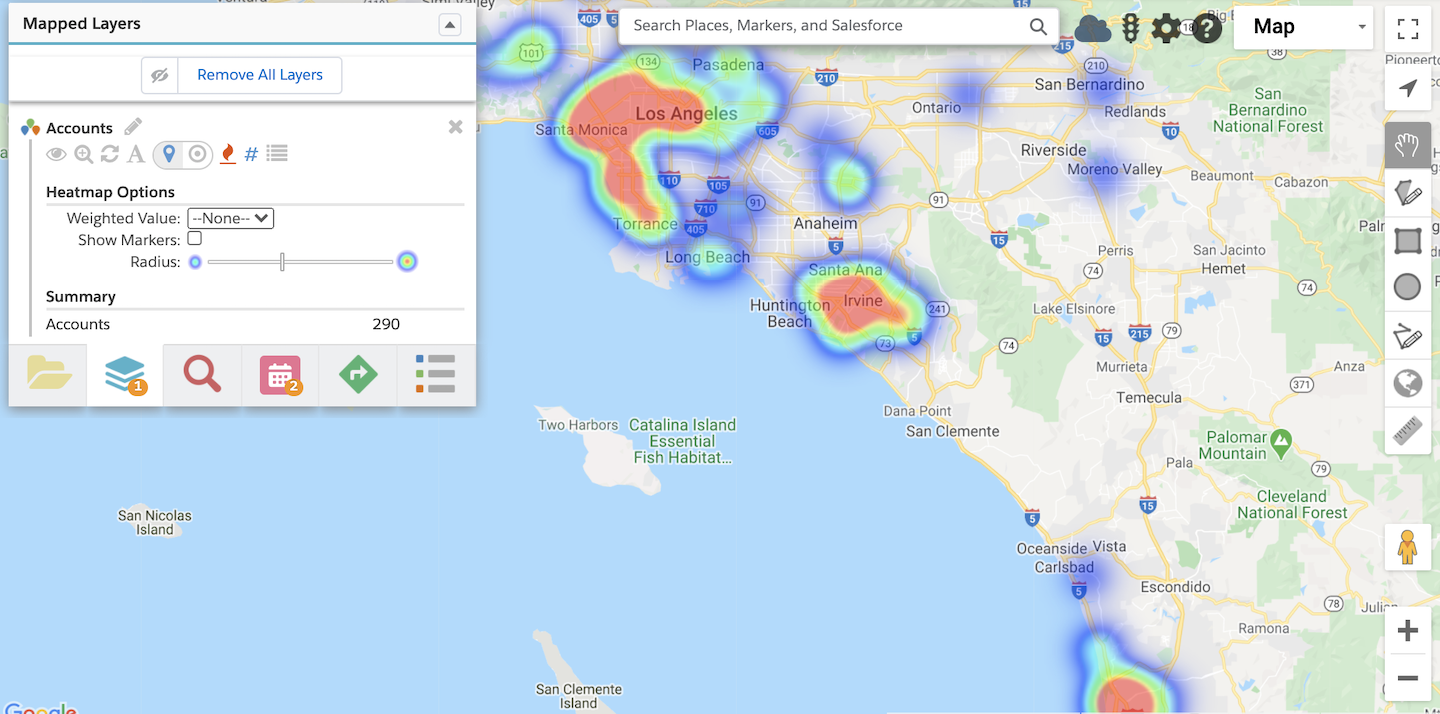 geopointe call to action, heat map