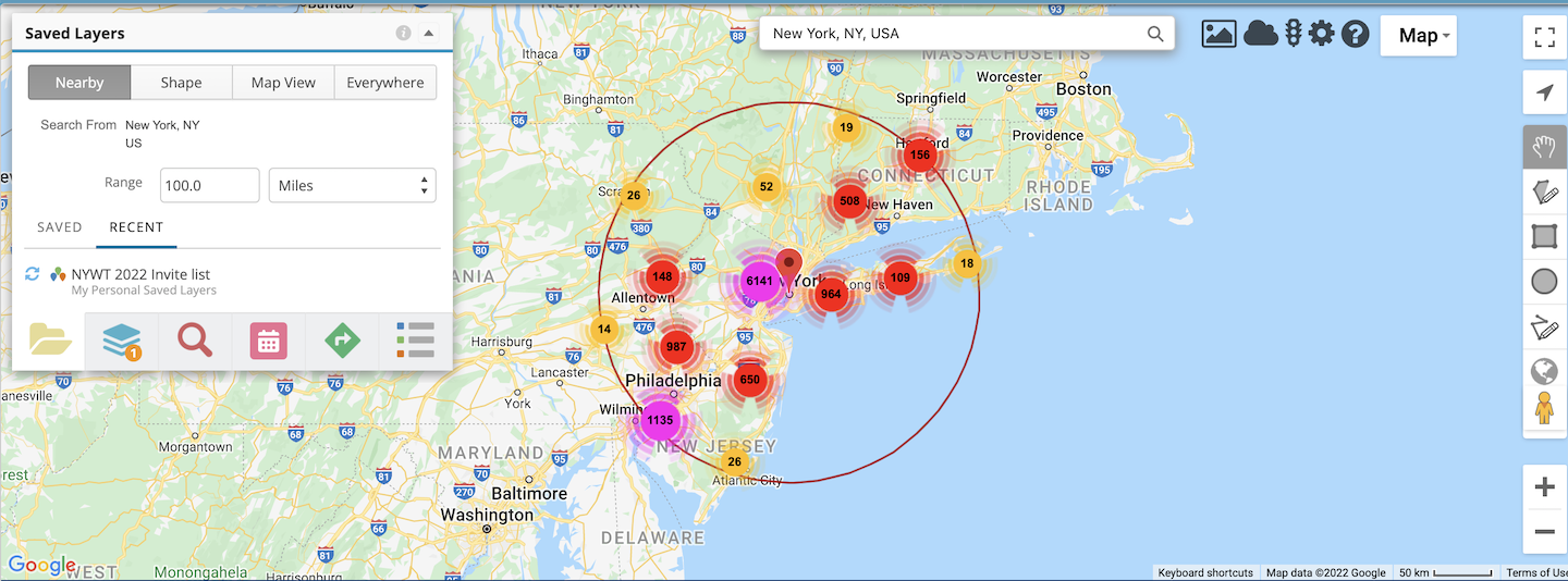 Using Geopointe to Plan for World Tour New York